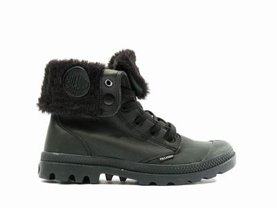 Botas Palladium BAGGY NUBUCK WL Mujer Negras | Costa Rica-73810